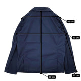 Danton コットン ダブルブレストジャケット 36 JD-8712 KND ジャケット ネイビー レディース ダントン【中古】5-1221M∞