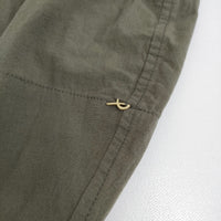 Pal'las Palace 綿麻シャンブレーワッシャーバルーンギャザースカート 定価26400円 ロング 25SS カーキ レディース パラスパレス【中古】5-1001M♪