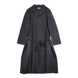 susuri ドロシーシャツコート 15-001 ベルト付き コットン サイズS コート ブラック系 レディース ススリ【中古】5-1221M∞