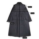 susuri ドロシーシャツコート 15-001 ベルト付き コットン サイズS コート ブラック系 レディース ススリ【中古】5-1221M∞