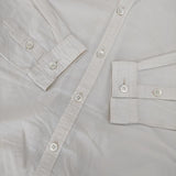 susuri サージョンシャツ 定価23000円 16-045 丸襟 コットン 長袖シャツ ベージュ レディース ススリ【中古】6-0117M∞