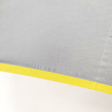 イイダ傘店 晴雨兼用 65cm オーダーメイド品 長傘 無地 傘 グレー イエロー レディース イイダ傘店【中古】5-1021G◎