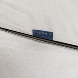 イイダ傘店 晴雨兼用 65cm オーダーメイド品 長傘 無地 傘 グレー イエロー レディース イイダ傘店【中古】5-1021G◎