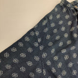 45R/45rpm ネル小紋の908オーシャンスモック（インディゴ） 定価59400円 ワンピース ネイビー レディース フォーティーファイブアールピーエム【中古】5-1120T∞