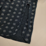 45R/45rpm ネル小紋の908オーシャンスモック（インディゴ） 定価59400円 ワンピース ネイビー レディース フォーティーファイブアールピーエム【中古】5-1120T∞