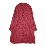 45R/45rpm ジンバネルのペイズリースタンドスモック 定価49500円 ワンピース レッド レディース フォーティーファイブアールピーエム【中古】5-1120T∞