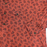 45R/45rpm ジンバネルのペイズリースタンドスモック 定価49500円 ワンピース レッド レディース フォーティーファイブアールピーエム【中古】5-1120T∞