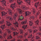 45R/45rpm ジンバネルのペイズリースタンドスモック 定価49500円 ワンピース レッド レディース フォーティーファイブアールピーエム【中古】5-1120T∞