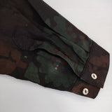 AFRICL アフリクル コットン 総柄 ベルト付き ワンピース グリーン ブラウン ブラック レディース【中古】5-1221M∞