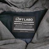 The Loft Labo WIIS フードロングダウンコート TL15FJK04 サイズ0 定価69300円 ダウンコート グレー レディース ロフトラボ【中古】5-1108A♪