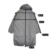 The Loft Labo WIIS フードロングダウンコート TL15FJK04 サイズ0 定価69300円 ダウンコート グレー レディース ロフトラボ【中古】5-1108A♪