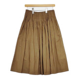 gardens of paradise Dance Long VENTILE 定価29480円 ベンタイル コットン ロングスカート ベージュ レディース ガーデンズオブパラダイス【中古】5-1221M∞