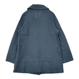fog linen work マリケジャケット リネン 定価26400円 リトアニア製 コート 23AW ネイビー レディース フォグリネンワーク【中古】6-0330M∞