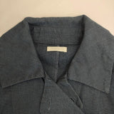 fog linen work マリケジャケット リネン 定価26400円 リトアニア製 コート 23AW ネイビー レディース フォグリネンワーク【中古】6-0330M∞