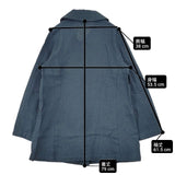 fog linen work マリケジャケット リネン 定価26400円 リトアニア製 コート 23AW ネイビー レディース フォグリネンワーク【中古】6-0330M∞