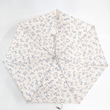 PAUL&JOE 未使用品 鳥柄 ツバメ 折りたたみ傘 UV加工 傘 ピンク レディース ポール＆ジョー【中古】6-0130G◎