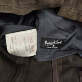 MARGARET HOWELL 牛革 スウェード MH-308461 イギリス製 シャツ ジャケット ブラウン レディース マーガレットハウエル【中古】5-1108T♪