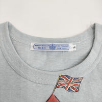 R&D.M.Co- MERRY-GO-ROUND T-SHIRT メリーゴーランド Tシャツ L 定18700円 6878 ライトブルー レディース オールドマンズテーラー【中古】5-1001S♪