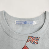 R&D.M.Co- MERRY-GO-ROUND T-SHIRT メリーゴーランド Tシャツ L 定18700円 6878 ライトブルー レディース オールドマンズテーラー【中古】5-1001S♪