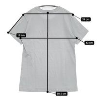 R&D.M.Co- MERRY-GO-ROUND T-SHIRT メリーゴーランド Tシャツ L 定18700円 6878 ライトブルー レディース オールドマンズテーラー【中古】5-1001S♪