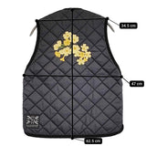 LAVENHAM 未使用品 50周年 スーベニアベスト 刺繍 フラワー 定価38000円 サイズS/36 ベスト 19AW ブラック レディース ラベンハム【中古】5-1108T♪