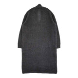 evam eva E133K111 ロング ウールコットンモヘアニット カーディガン チャコールグレー レディース エヴァムエヴァ【中古】5-1108T♪