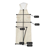 KURASHI&Trips 903-70903894 コットン オーバーオール サロペット ベージュ レディース クラシアンドトリップス/北欧、暮らしの道具店【中古】5-1221M∞