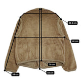 45R/45rpm UMiiタリーボアの908ボレロ 定価58300円 ブルゾン 23AW ベージュ レディース フォーティーファイブアールピーエム【中古】5-1108T♪