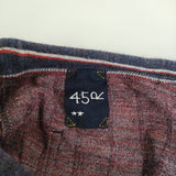 45R/45rpm ジャージフラノの桃比女スパッツ 定価31900円 パンツ 20AW ネイビー レッド レディース フォーティーファイブアールピーエム【中古】5-1108T♪