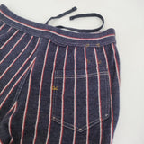 45R/45rpm ジャージフラノの桃比女スパッツ 定価31900円 パンツ 20AW ネイビー レッド レディース フォーティーファイブアールピーエム【中古】5-1108T♪