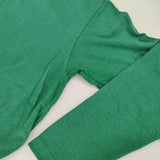 45R/45rpm コットン 長袖Ｔシャツ カットソー ロンＴ グリーン レディース フォーティーファイブアールピーエム【中古】6-0128M∞