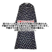 SOULEIADO ポリエステルプリントプリーツワンピース 花柄 サイズ36 ワンピース ブラック レディース ソレイアード【中古】5-1001M♪