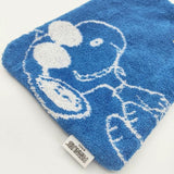 PEANUTS Cosme Kitchen JOE COOL タオルポーチ スヌーピー 小物入れ ポーチ ブルー レディース ピーナッツ【中古】5-1130G∞
