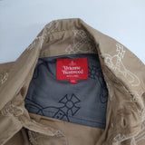 Vivienne Westwood Red Label ツイルフロッキー オーブ シャツ ジャケット ベージュ レディース ヴィヴィアンウエストウッドレッドレーベル【中古】5-1215M∞