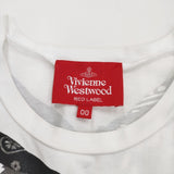 Vivienne Westwood Red Label ORB バンダナプリント スクエア 16-12-3210198 サイズ00 半袖Ｔシャツ カットソー ホワイト レディース ヴィヴィアンウエストウッドレッドレーベル【中古】6-0525S◎