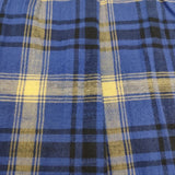 Vivienne Westwood Red Label ORB タータンチェック ブロッキング シャツ チュニック イエロー ブルー レディース ヴィヴィアンウエストウッドレッドレーベル【中古】6-0502S∞