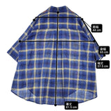 Vivienne Westwood Red Label ORB タータンチェック ブロッキング シャツ チュニック イエロー ブルー レディース ヴィヴィアンウエストウッドレッドレーベル【中古】6-0502S∞