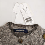 mina perhonen jardin ベビーアルパカ 定価56000円 va8115 サイズ38 カーディガン ベージュ レディース ミナペルホネン【中古】5-1108T♪