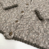 mina perhonen jardin ベビーアルパカ 定価56000円 va8115 サイズ38 カーディガン ベージュ レディース ミナペルホネン【中古】5-1108T♪