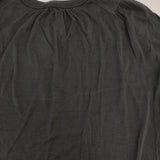 mina perhonen tarn シルク コットン ys8421 Ｔシャツ カットソー ブラック レディース ミナペルホネン【中古】6-0502S∞