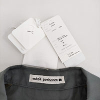 mina perhonen sarastaa ステンカラージャケット 定価71500円 サイズ36 acs2399 24SS グレー レディース ミナペルホネン【中古】5-1001M♪