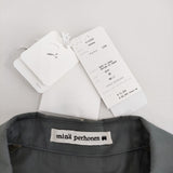 mina perhonen sarastaa ステンカラージャケット 定価71500円 サイズ36 acs2399 24SS グレー レディース ミナペルホネン【中古】5-1001M♪