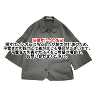 mina perhonen sarastaa ステンカラージャケット 定価71500円 サイズ36 acs2399 24SS グレー レディース ミナペルホネン【中古】5-1001M♪