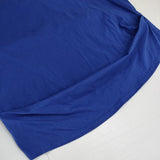 NARU コットン フレンチスリーブ 南出メリヤス Ｔシャツ カットソー ブルー レディース ナル【中古】6-0502S∞