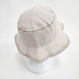 mature ha コットンオーガンジー6.5cm brim 帽子 ハット ピンクベージュ レディース マチュアーハ【中古】6-0216M◎