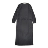 humoresque drape one piece コットンリネンドレス FS2103 ワンピース ブラック レディース ユーモレスク【中古】6-0408M∞