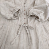 nest Robe 【UpcycleLino】バルーンスリーブサロペット 01242-1529 オールインワン 24SS ベージュ レディース ネストローブ【中古】5-1001M♪