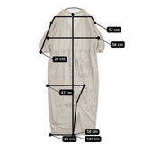 nest Robe 【UpcycleLino】バルーンスリーブサロペット 01242-1529 オールインワン 24SS ベージュ レディース ネストローブ【中古】5-1001M♪