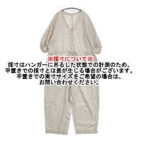 nest Robe 【UpcycleLino】バルーンスリーブサロペット 01242-1529 オールインワン 24SS ベージュ レディース ネストローブ【中古】5-1001M♪