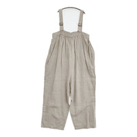 nest Robe ブラックリネンコクーンサロペット 01234-1435 定価31900円 サロペット 23AW ベージュ レディース ネストローブ【中古】5-1001M♪